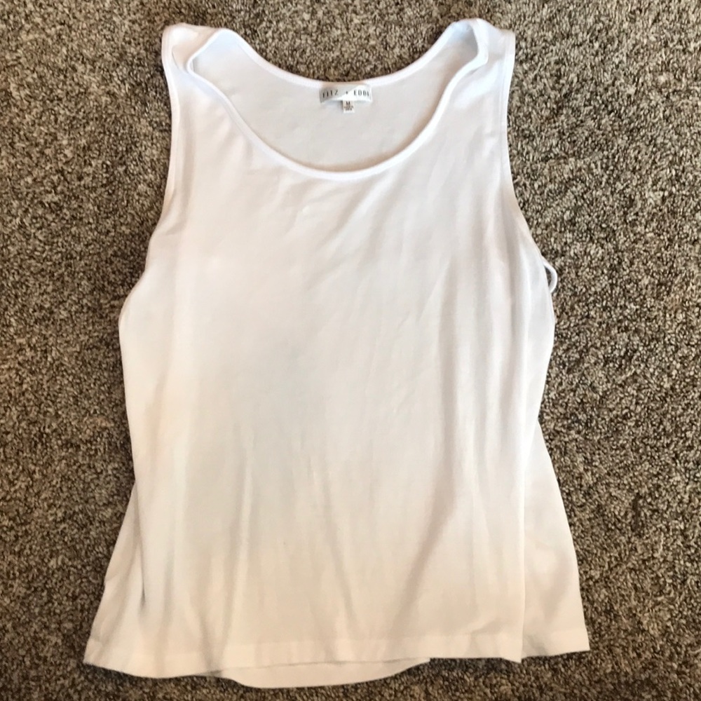 Fitz & Eddi White Tank Top